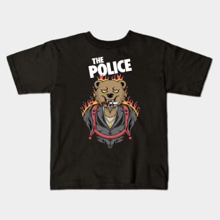 Police bear Kids T-Shirt